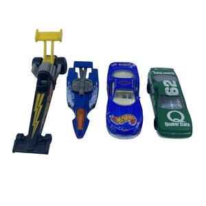 Hot Wheels Lot of 4 Race Cars - See Description for Details